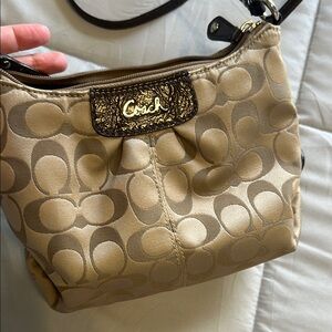 Coach Tan Crossbody Bag